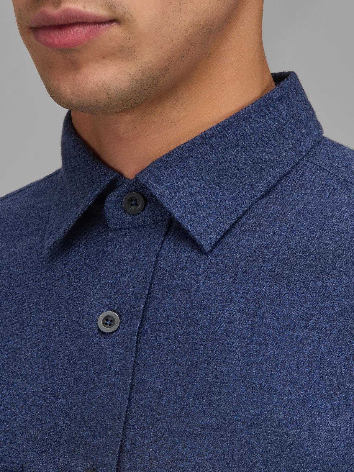 Legacy Flannel Shirt Blue - packshot detalj