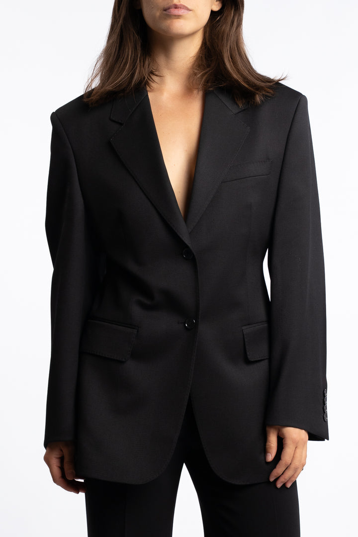 Hourglass Blazer- Black
