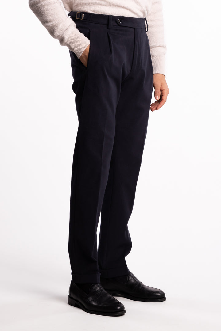 Retrolong Soft Cotton Stretch Navy