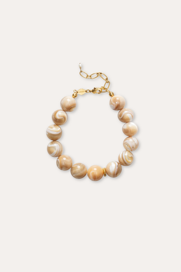 Jetset Gems bracelet - Cream