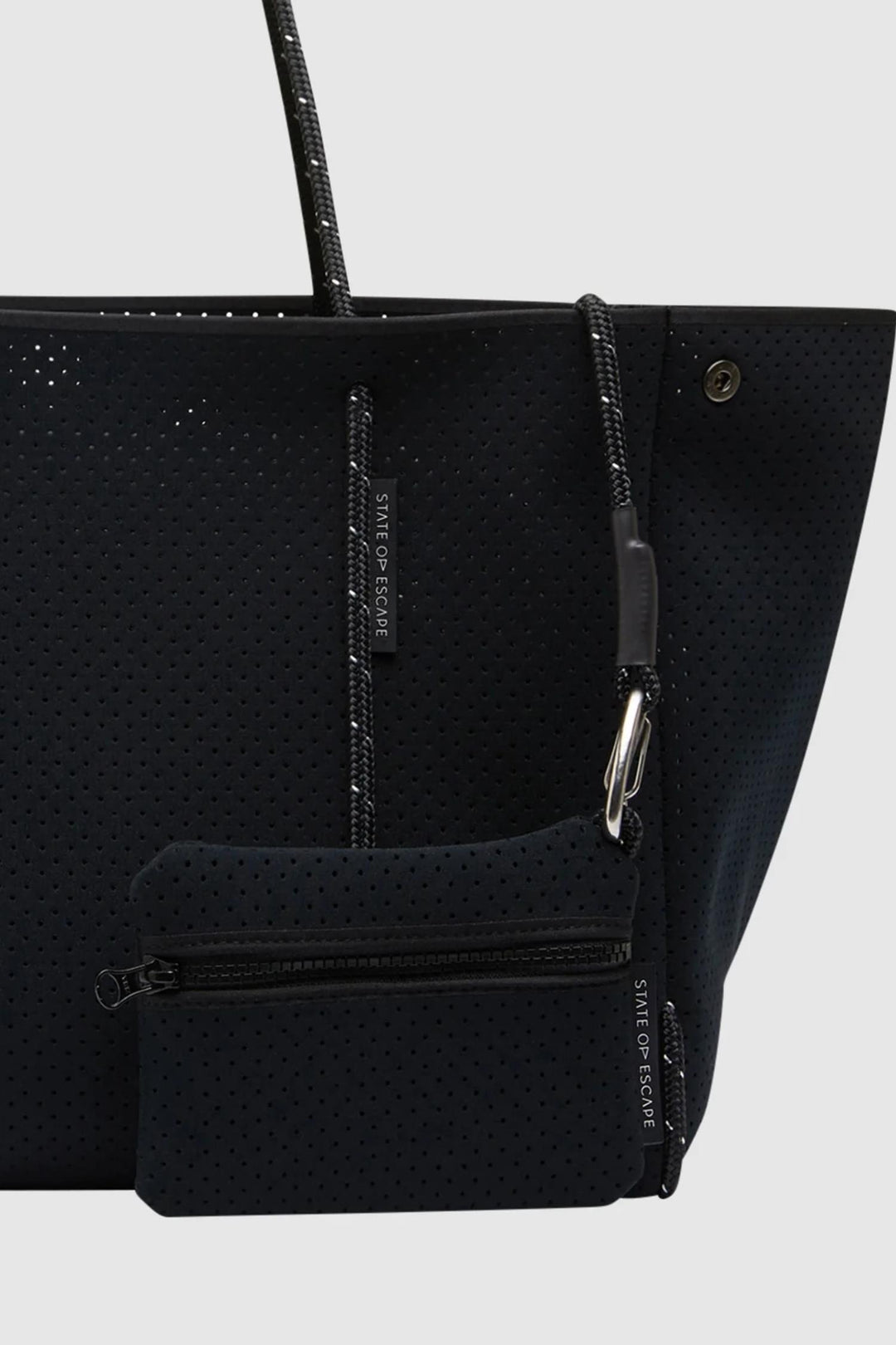 Escape Tote- Highlight Fleck Black