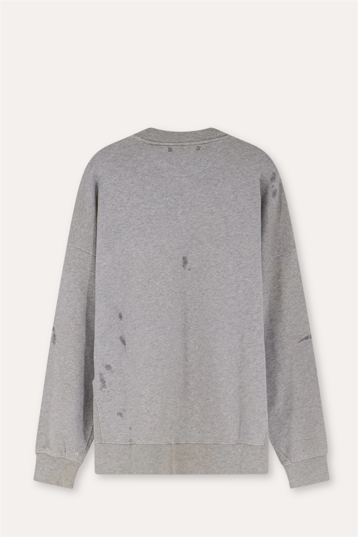 Journey Unisex Crewneck Heavy Fleece Vintage Treatment Alluminium Melange Gray