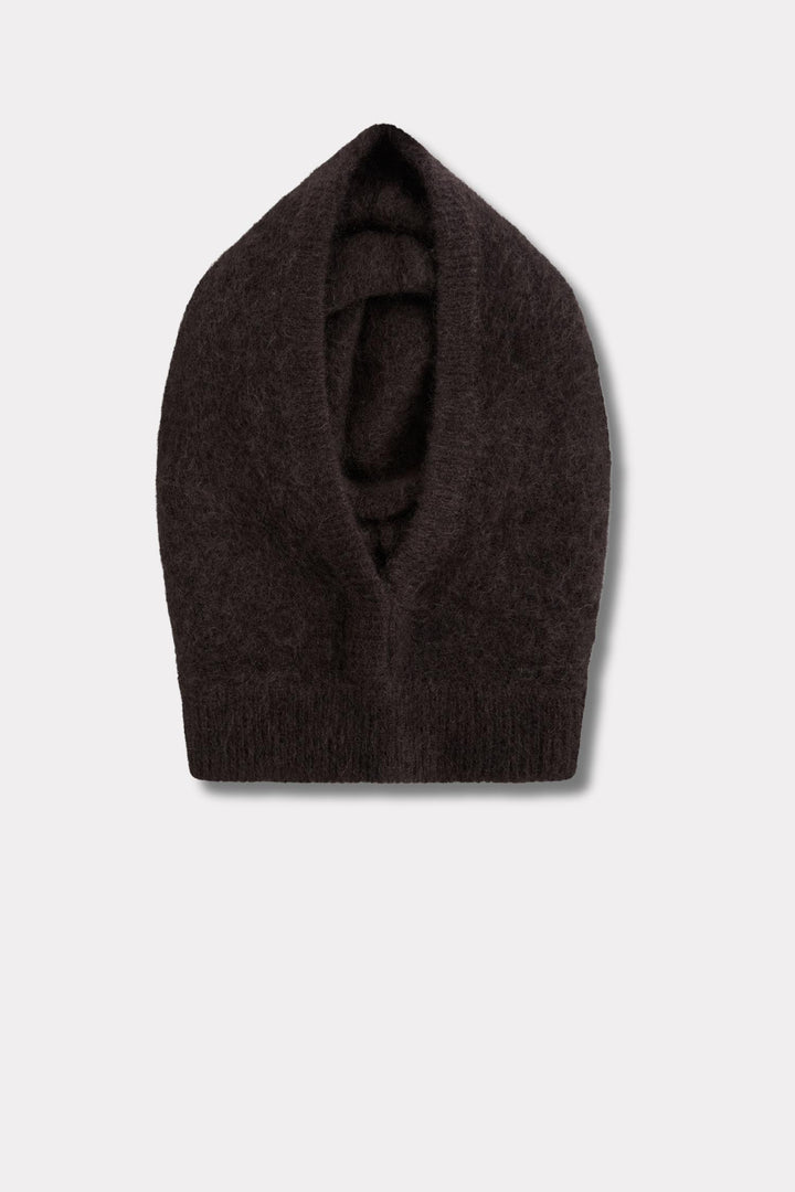 Kajsa Chunky Balaclava- Dark Brown
