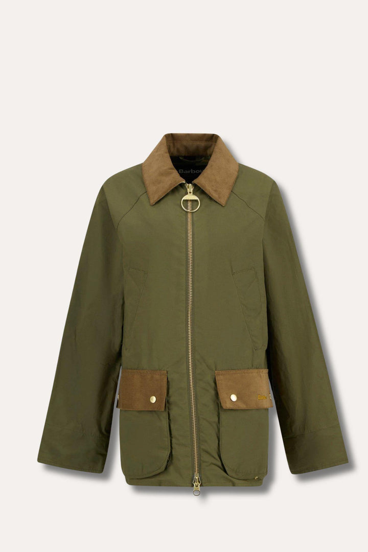 Laneshaw Casual jacket- Dusky Green