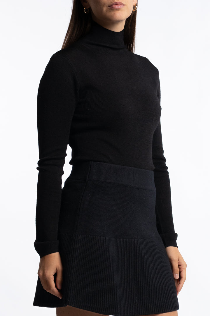 Cora Merino Sweater- Black
