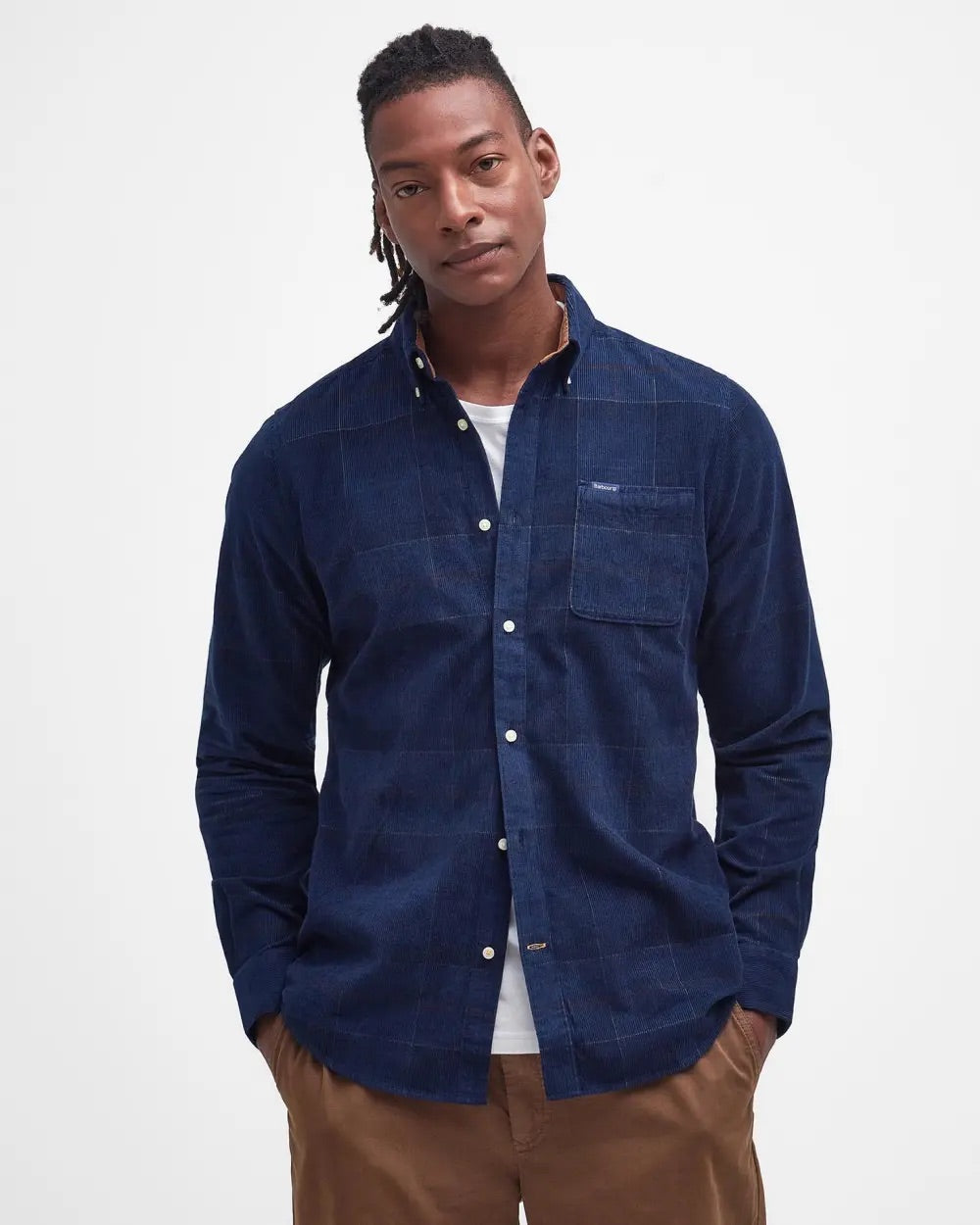 Blair Tailored Long-Sleeved Shirt Midnight Tartan