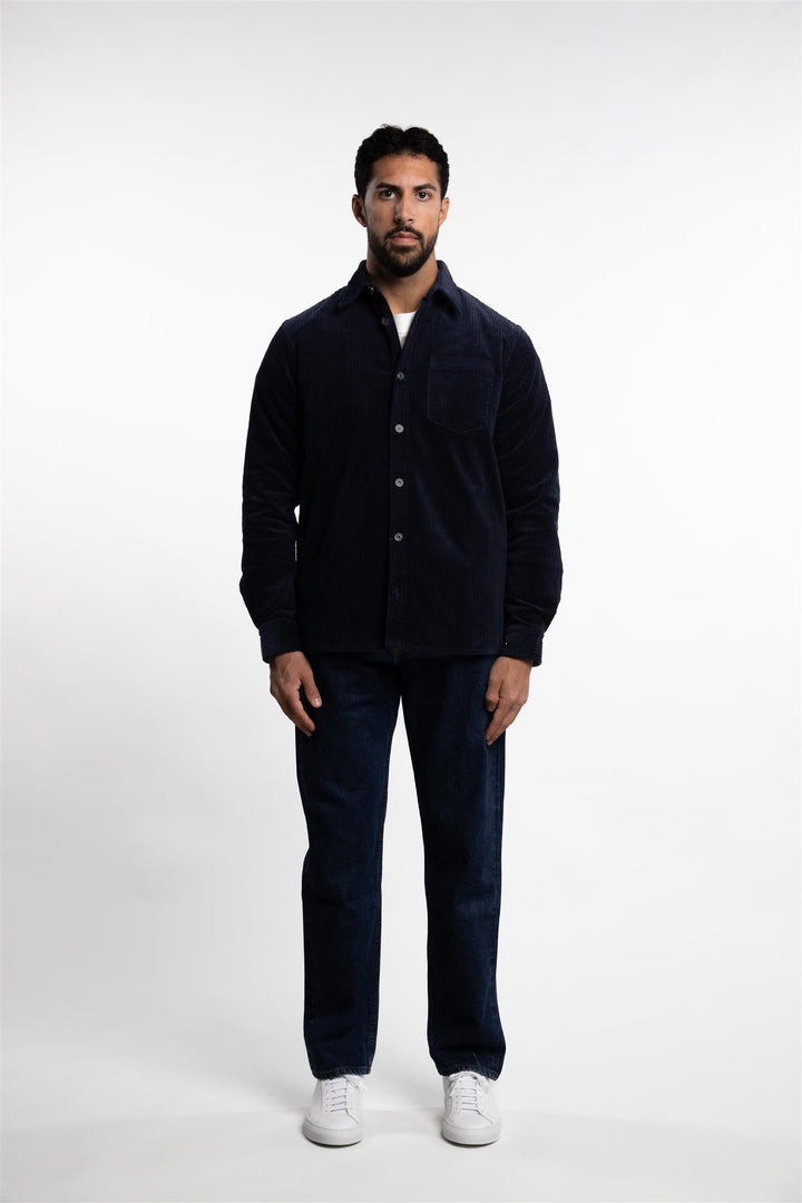 Corduroy Overshirt Navy