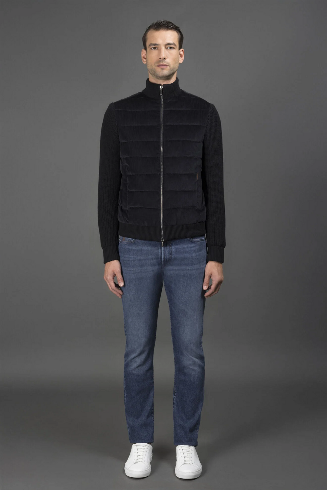 Bucci Blue Corduroy Hybrid Jacket