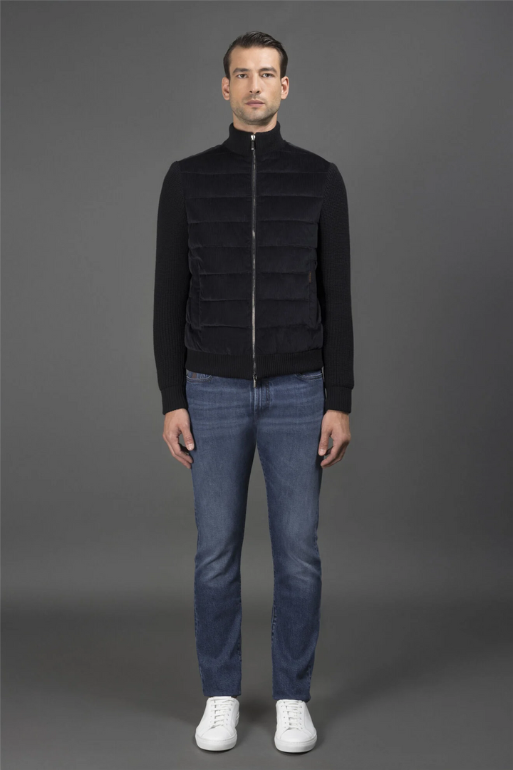 Bucci Blue Corduroy Hybrid Jacket