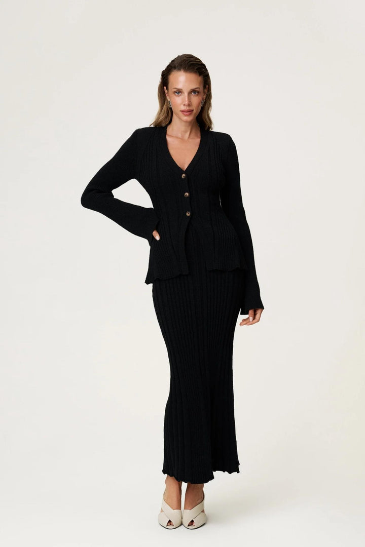 Lugo Slip Dress- Black