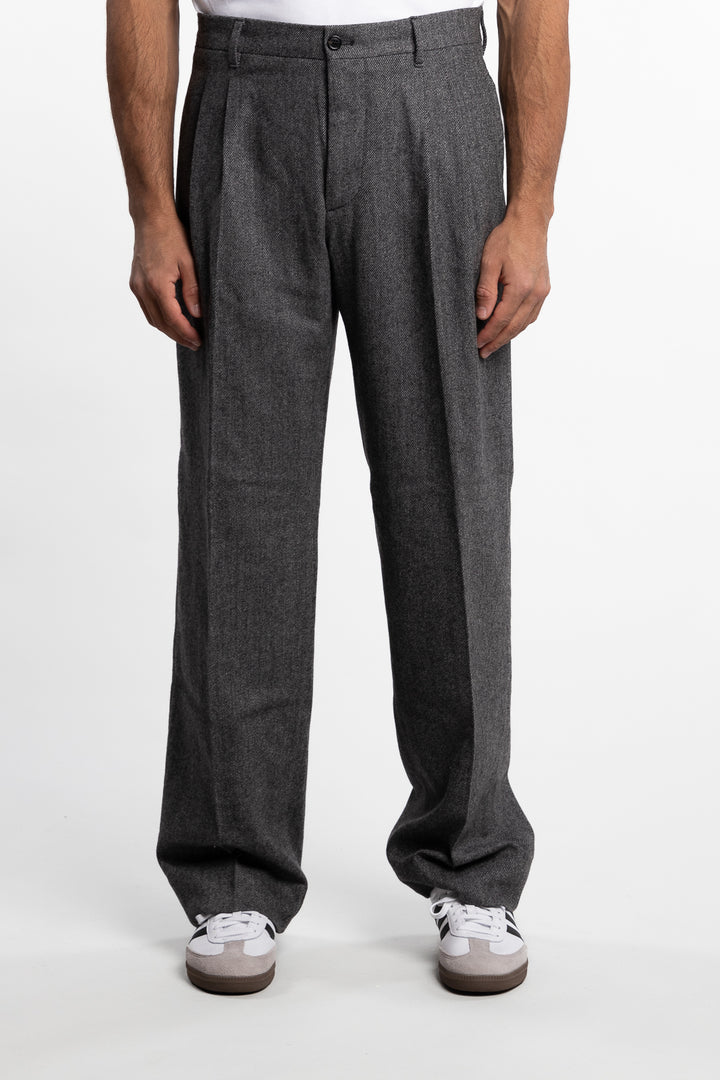 Haij Double Pleat Pants Night Owl