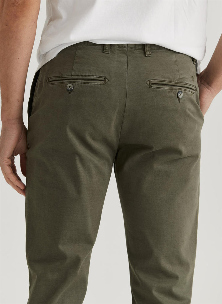 Jeffrey Brushed Slim Fit Chino Olive