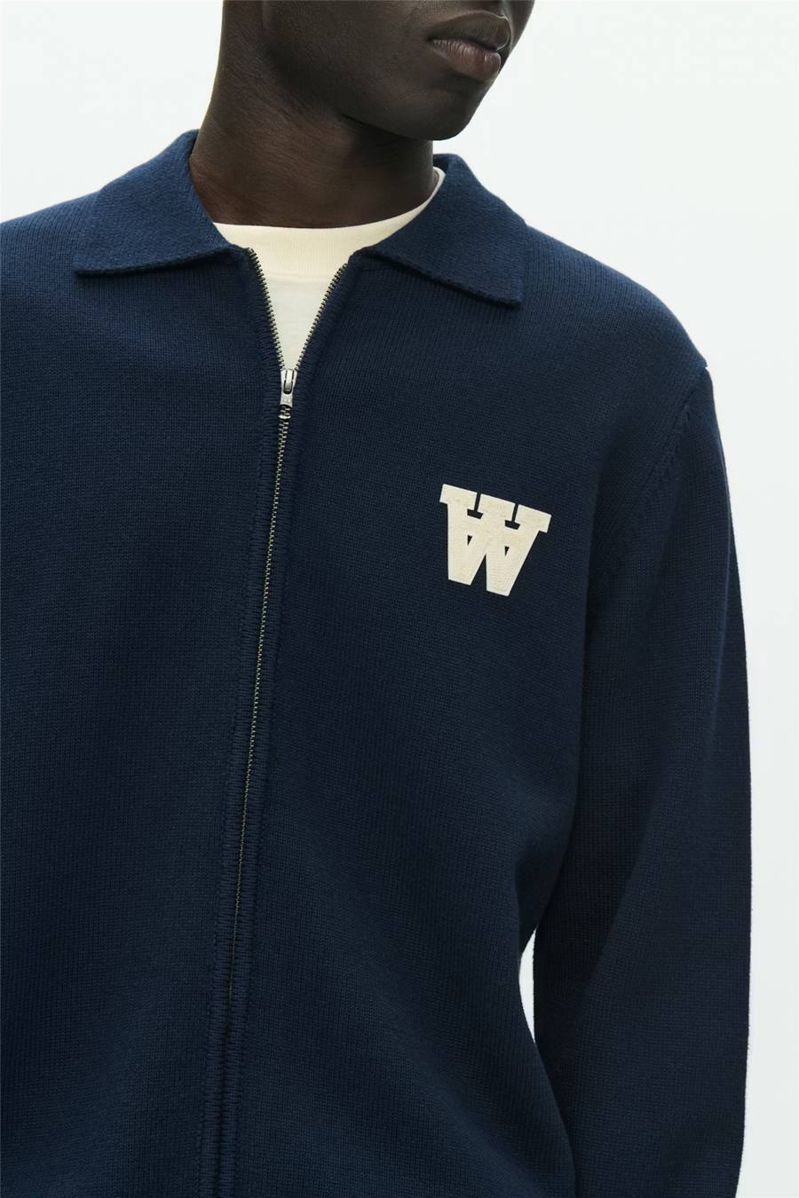 Tay Zipper Cardigan Salute