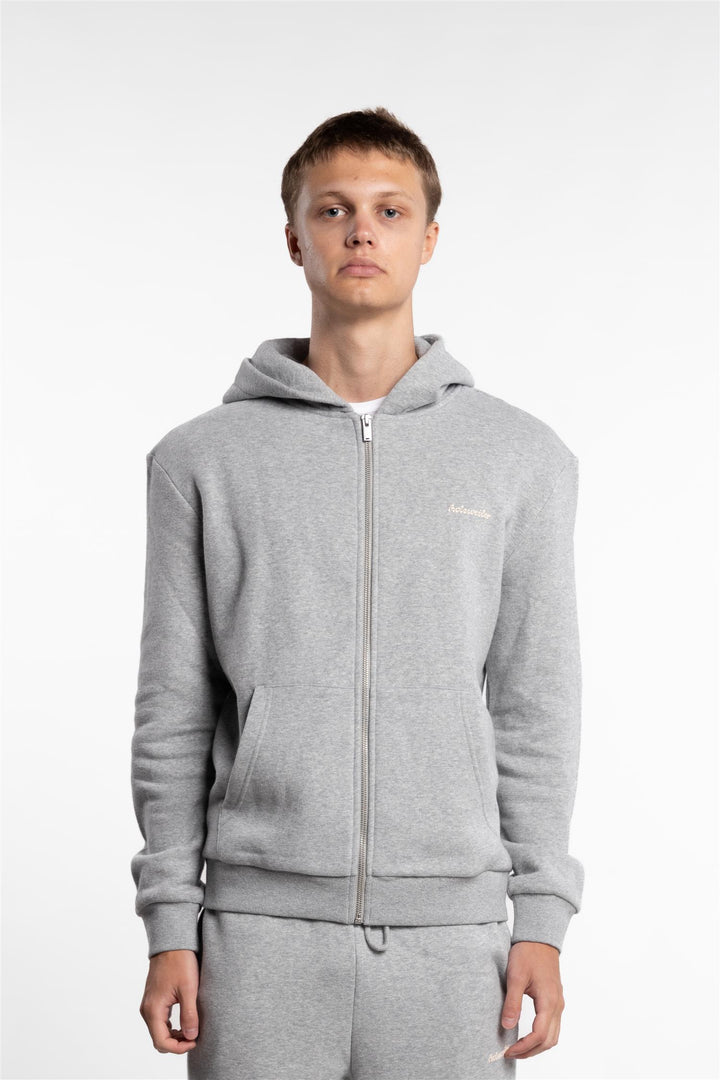 M Regular Zip Hoodie Grey