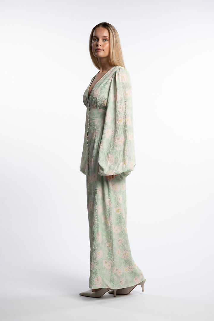 Positano Dress- Pastel Green