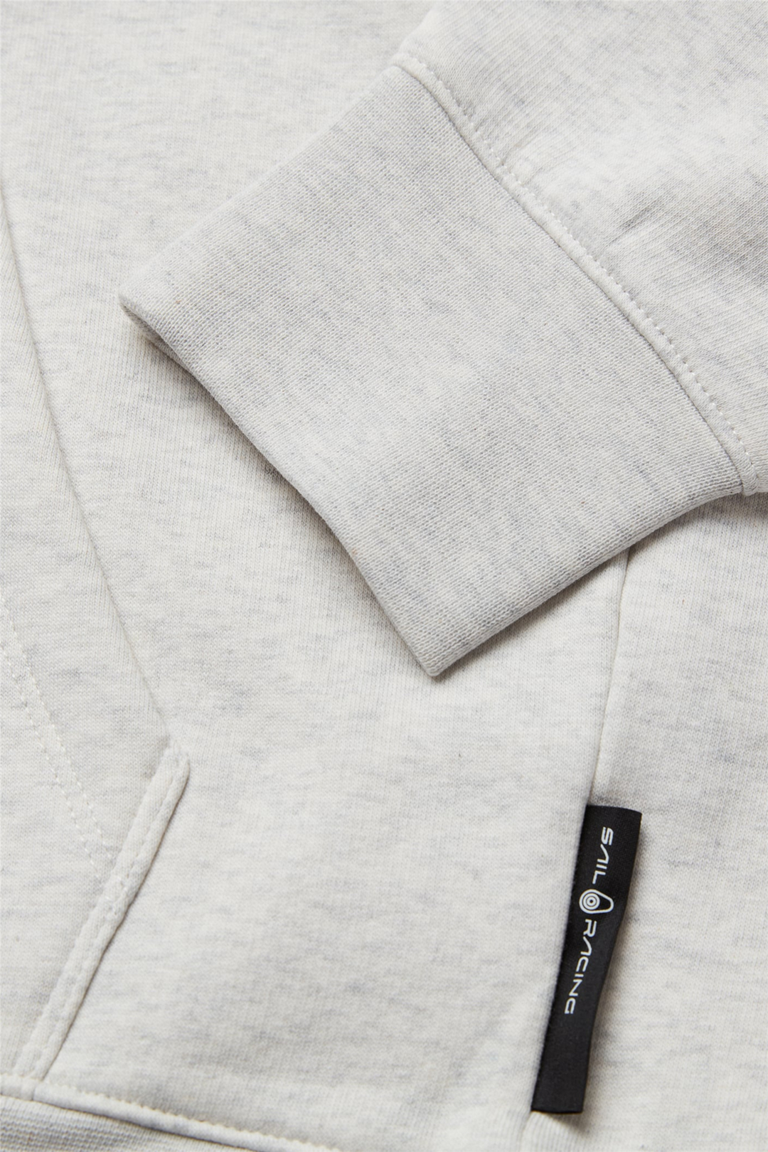 Bowman Logo Hood Light Grey Melange