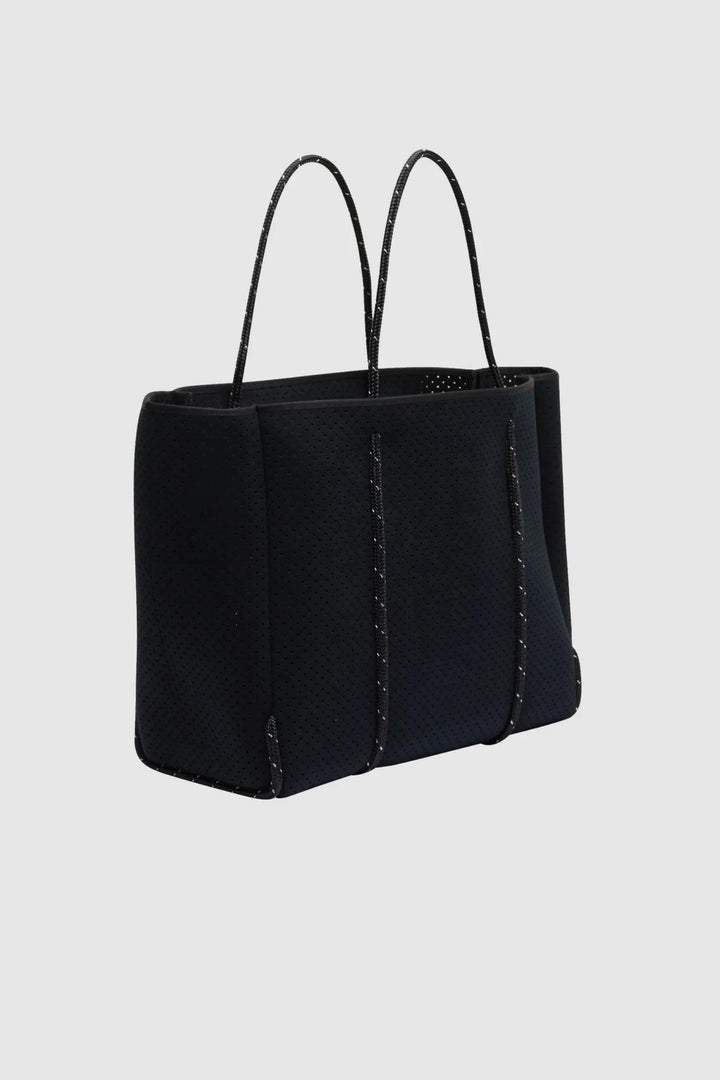 Flying Solo Tote- Highlight Fleck Black