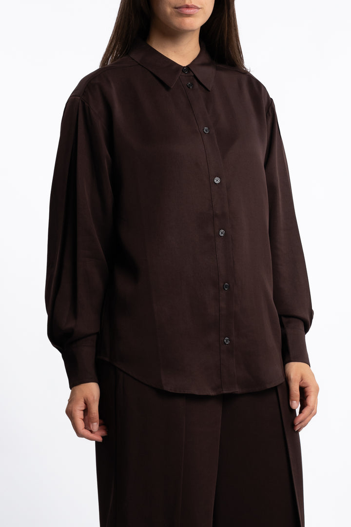 Iris Shirt - Dark Brown