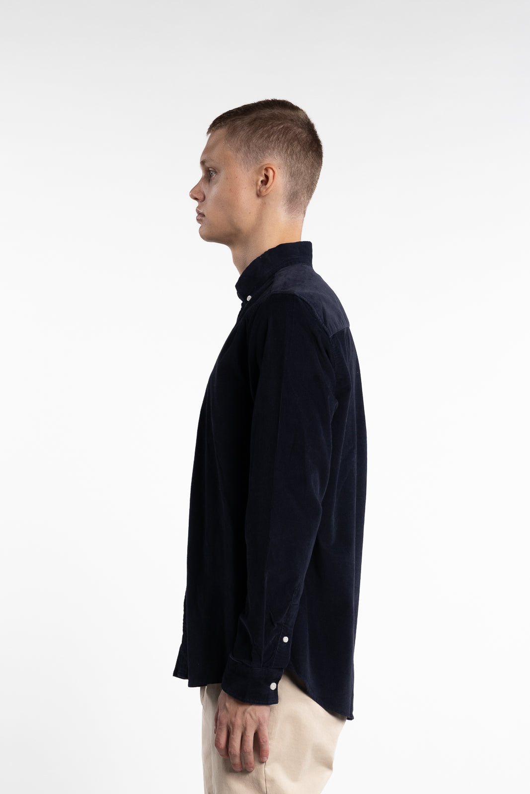 Kristian Corduroy Shirt Dark Navy