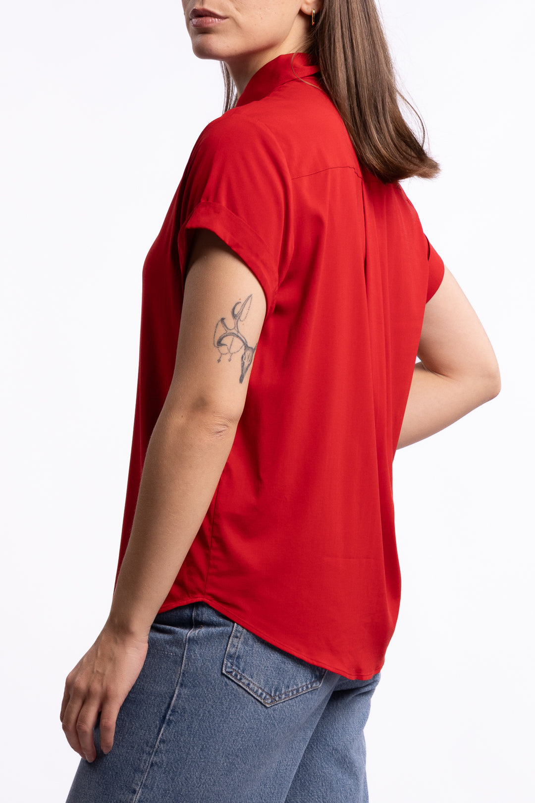 Majan SS Shirt 9942 - Haute Red