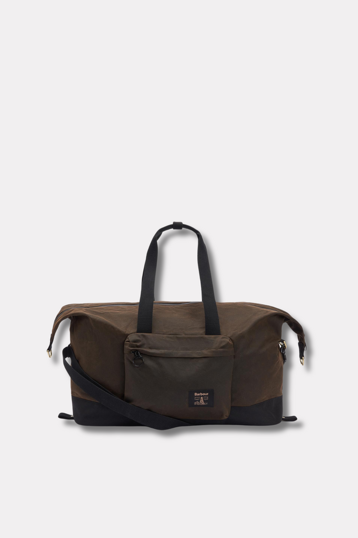 Field Waxed Holdall Olive