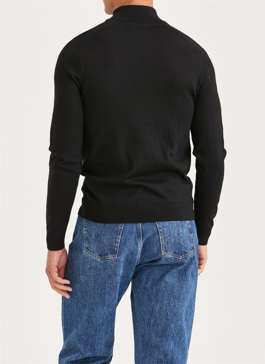 Merino John Zip Black