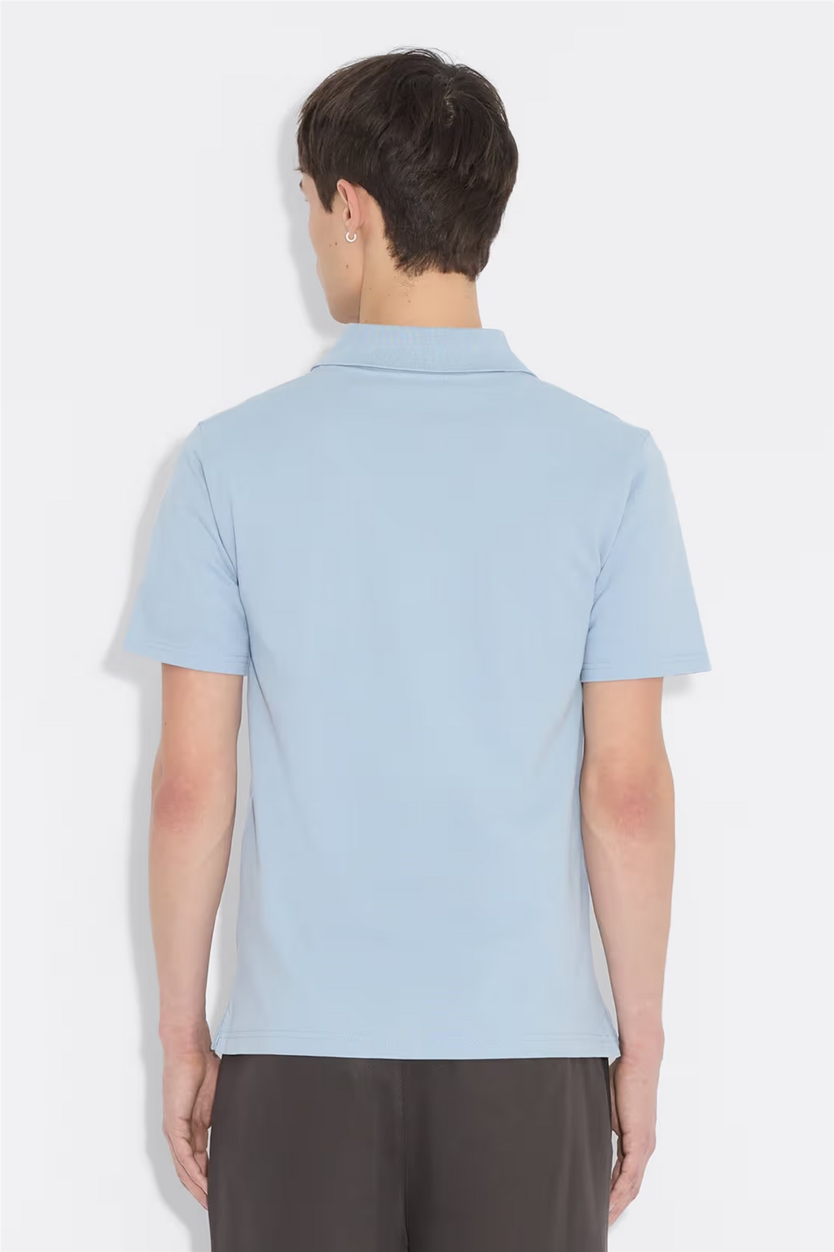 Slim-Fit Pique Polo Shirt Lt. Blue