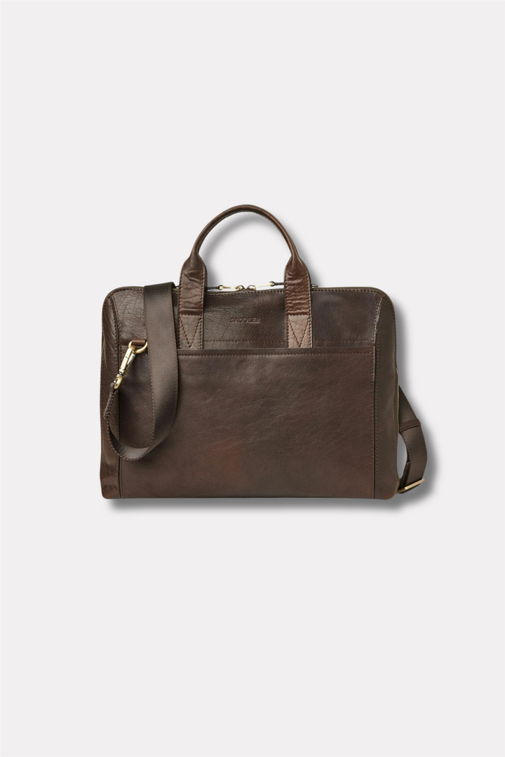 Gustav Data Bag 15" Dark Brown