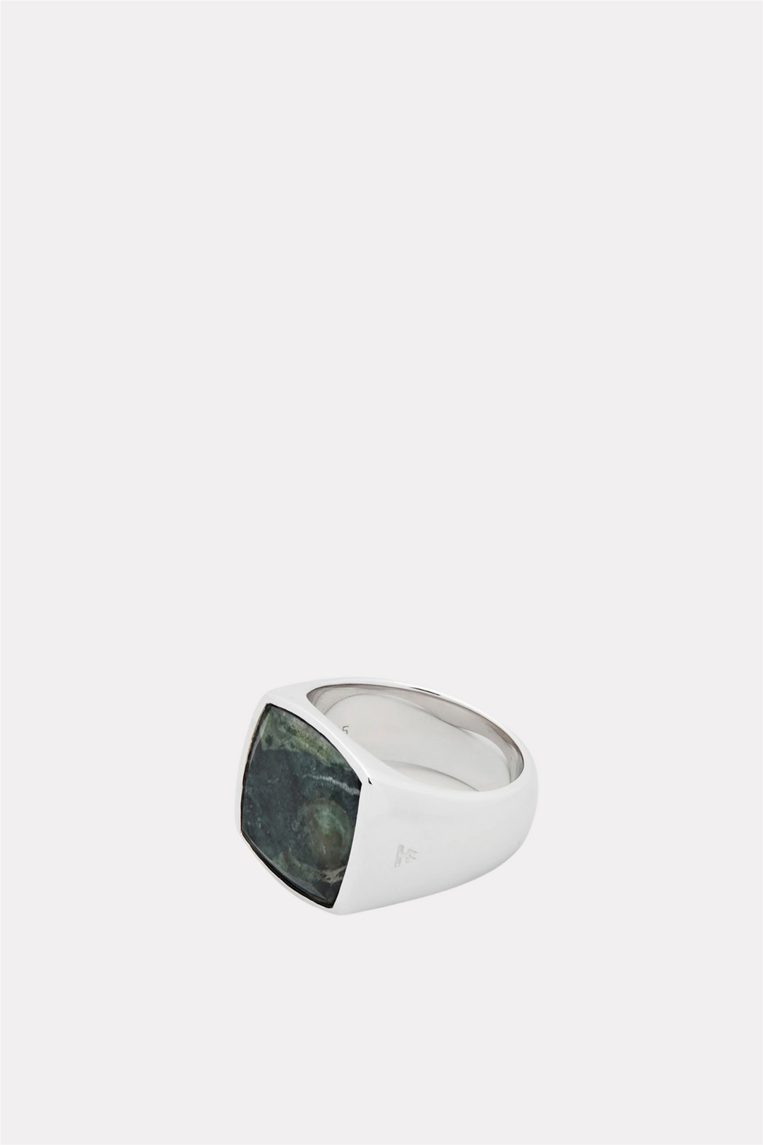 Cushion Ring Kambaba Silver