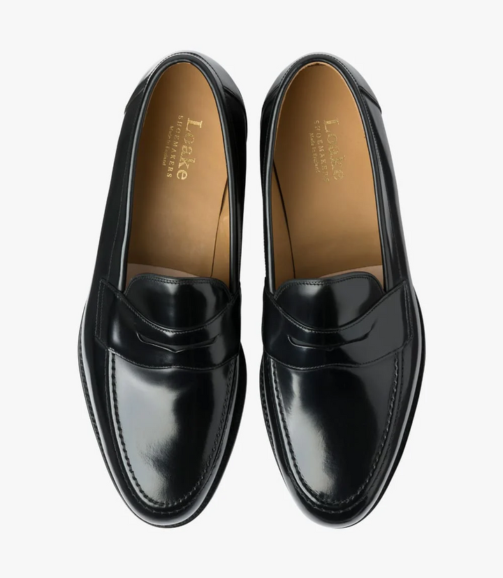 Imperial Penny Loafer Black Polished