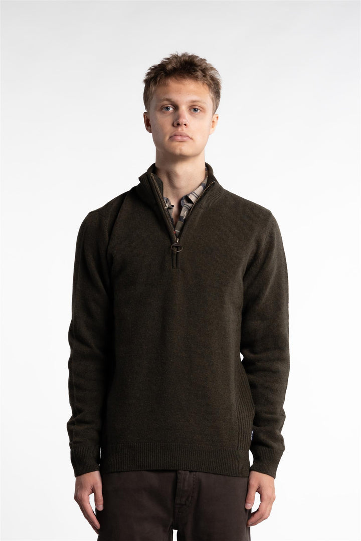 Holden Half Zip Dark Olive