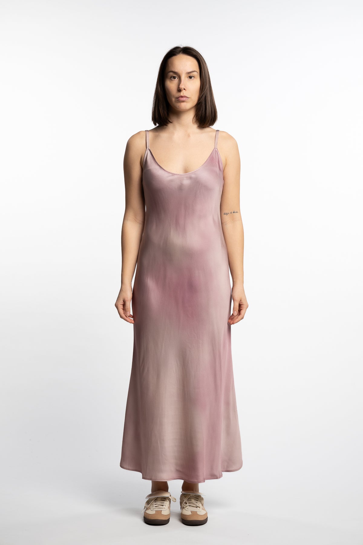 Strap Dress- Multi Pink