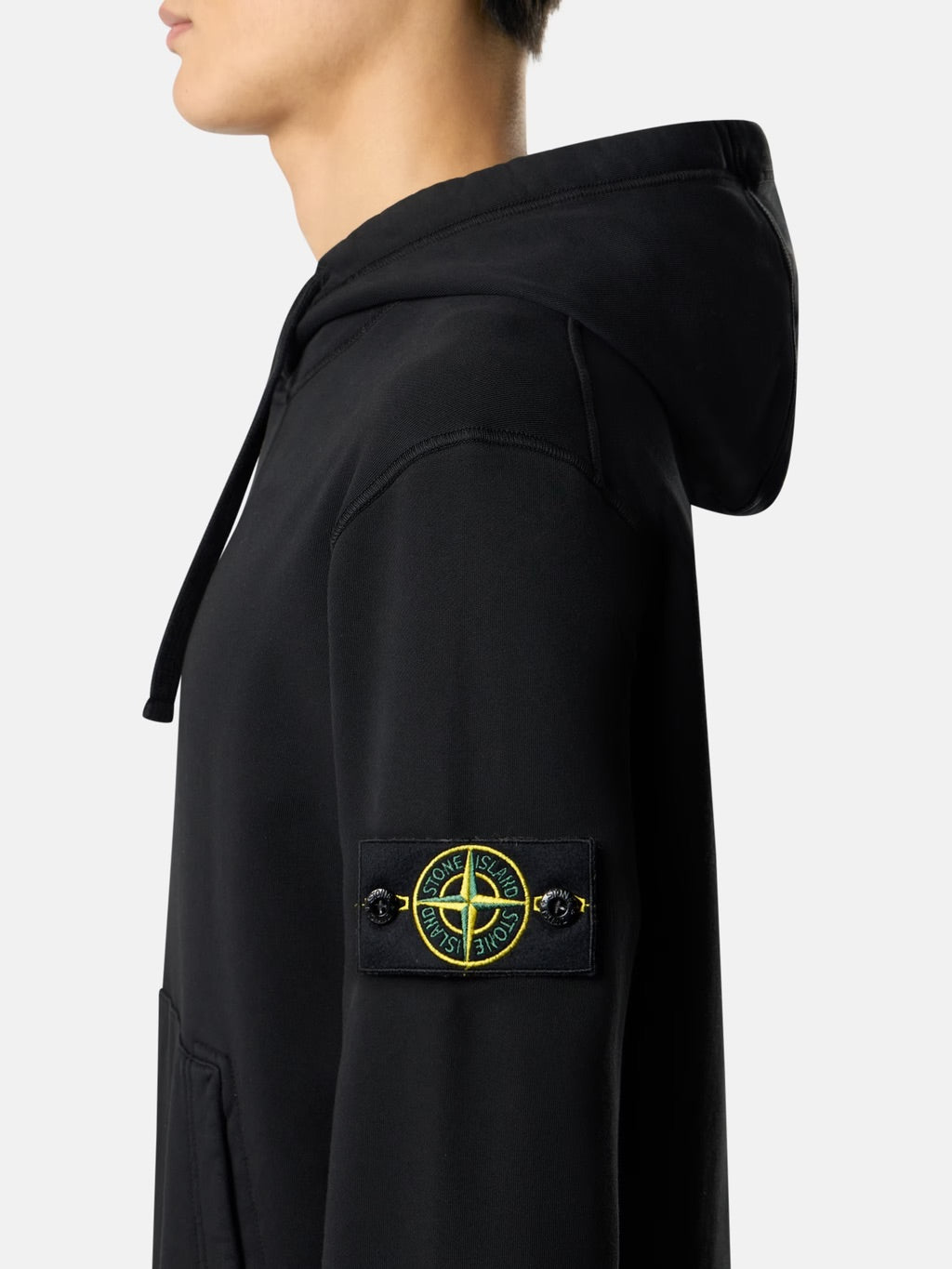 6100062 Garment Dyed Hooded Sweatshirt Black