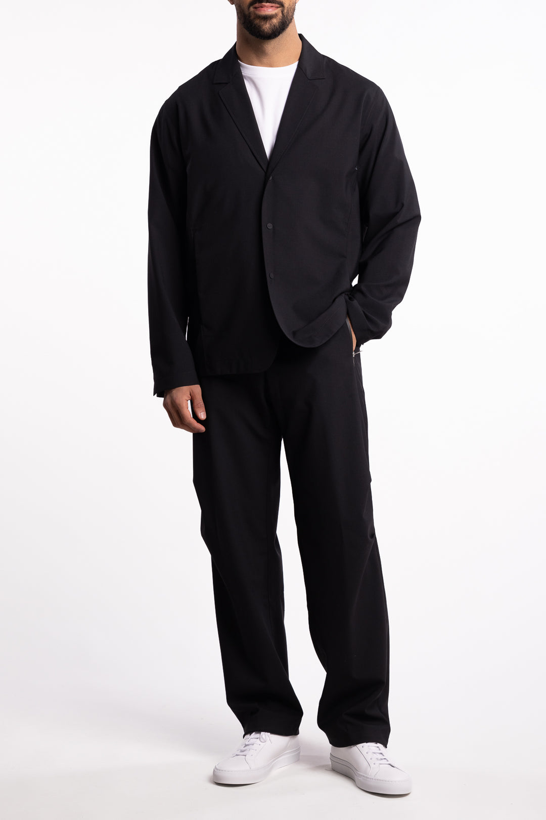 Laminar Woven Jacket Black