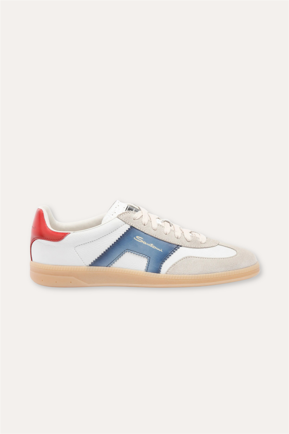 DBS Olympic Leather Sneaker Red/Blue/Beige