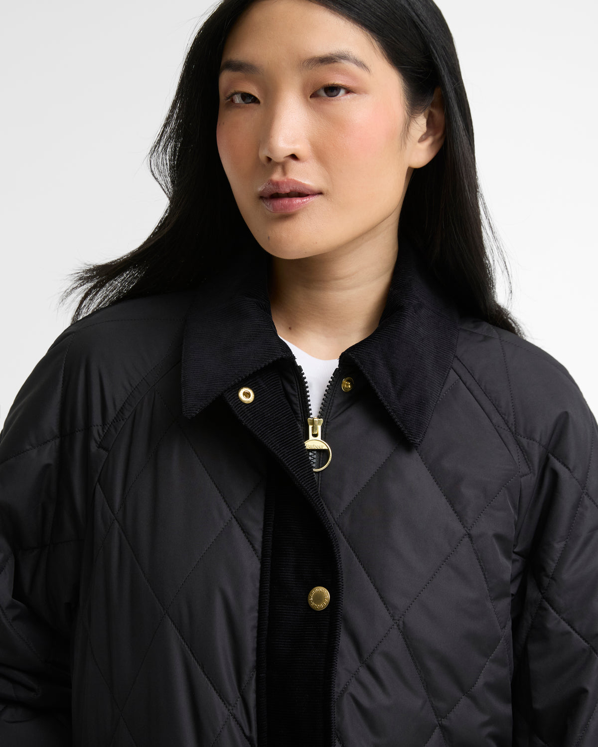 Barbour Kilnwick Quilt Black/Ancient