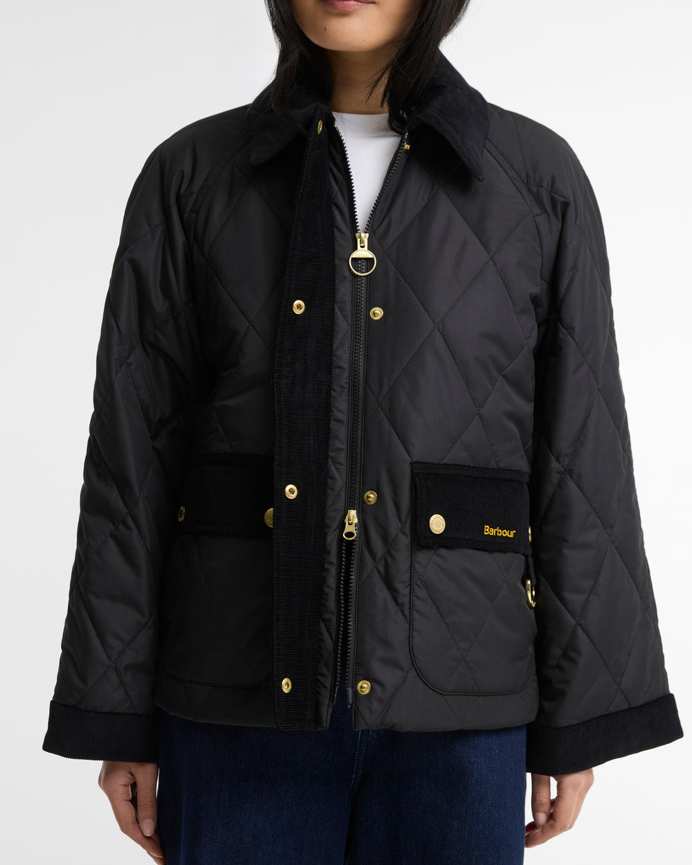 Barbour Kilnwick Quilt Black/Ancient