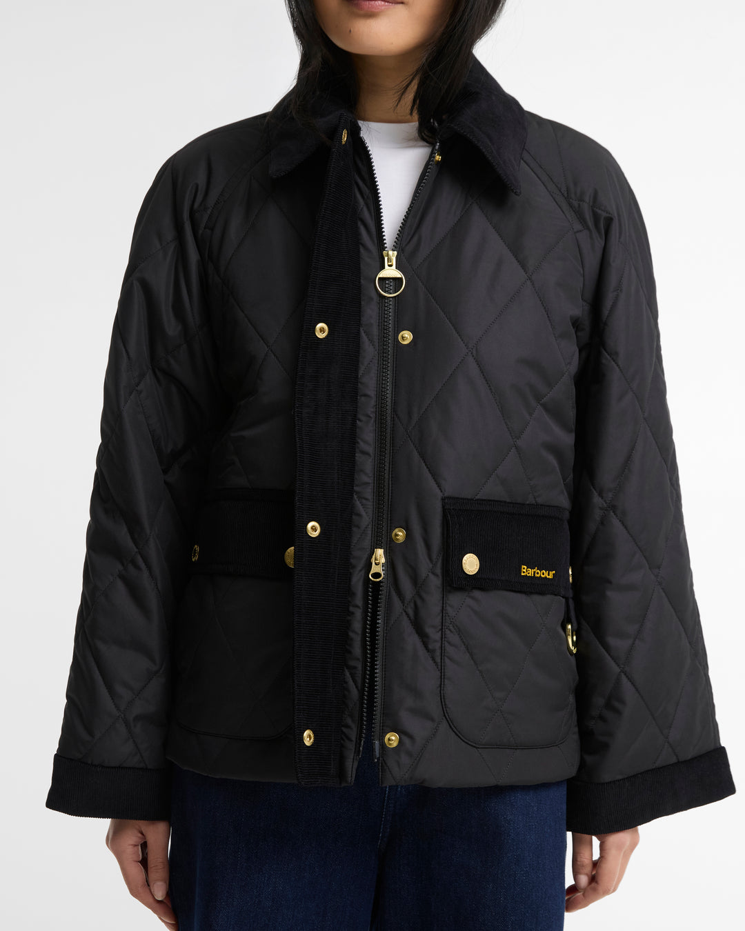 Barbour Kilnwick Quilt Black/Ancient