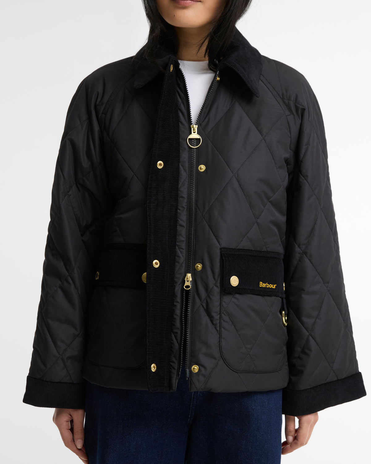 Barbour Kilnwick Quilt Black/Ancient