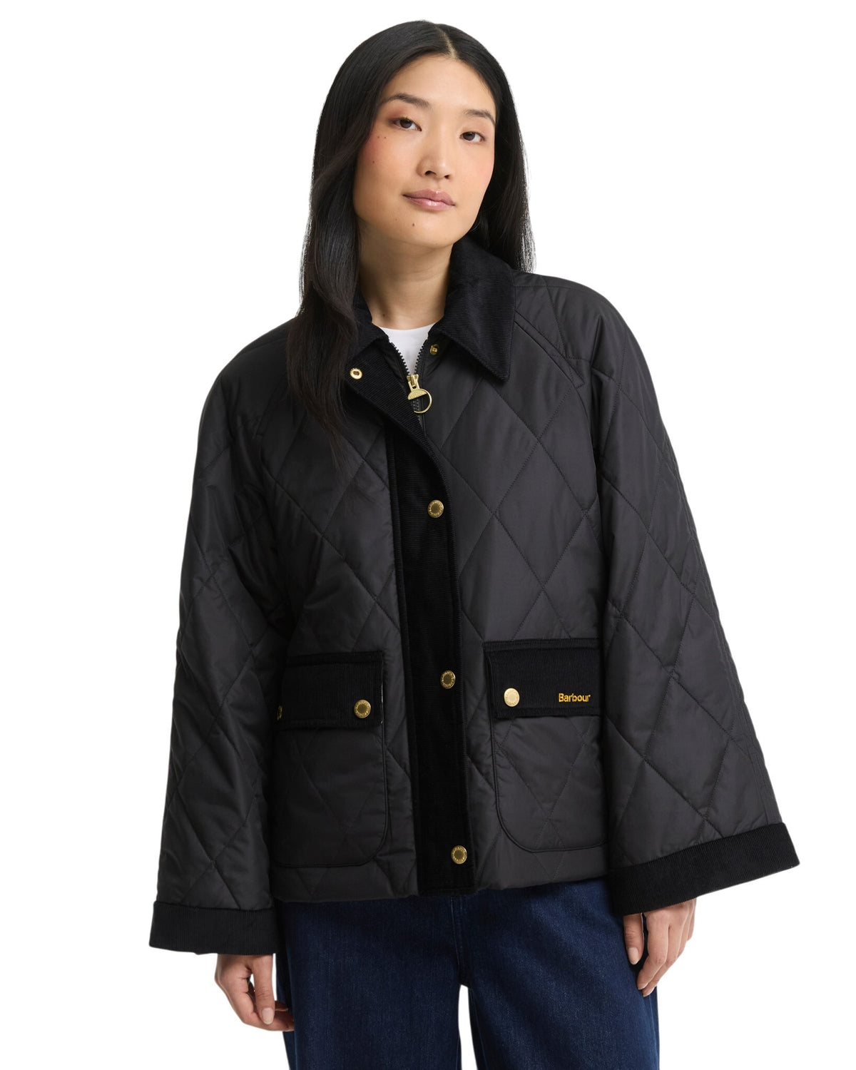 Barbour Kilnwick Quilt Black/Ancient