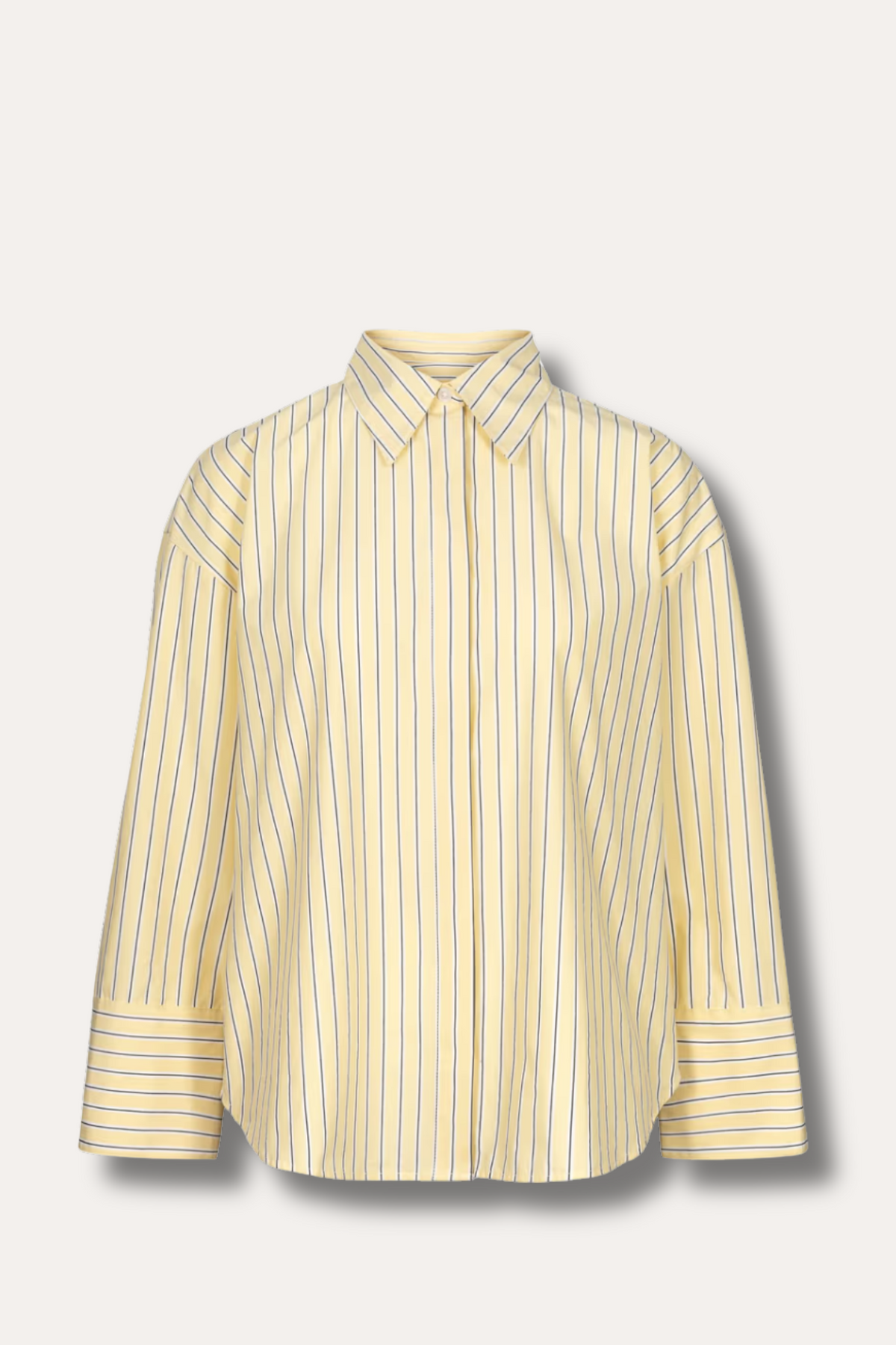 Nell shirt - 0012 Light yellow stripe