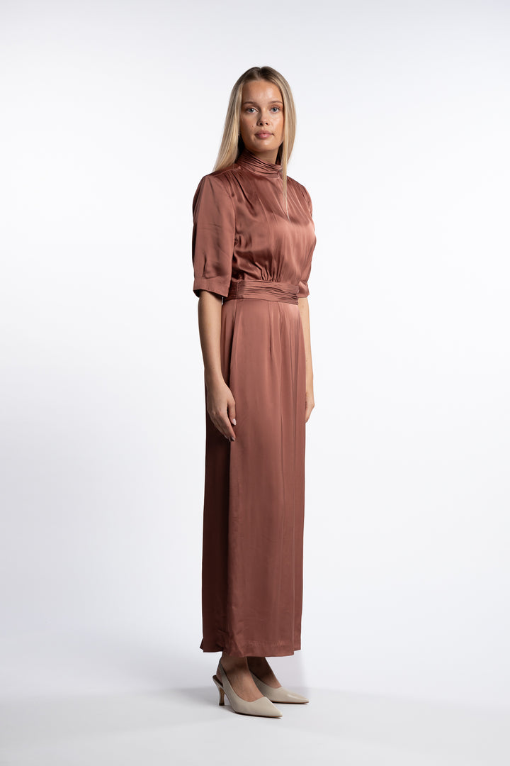 Beronia Dress- Terracotta