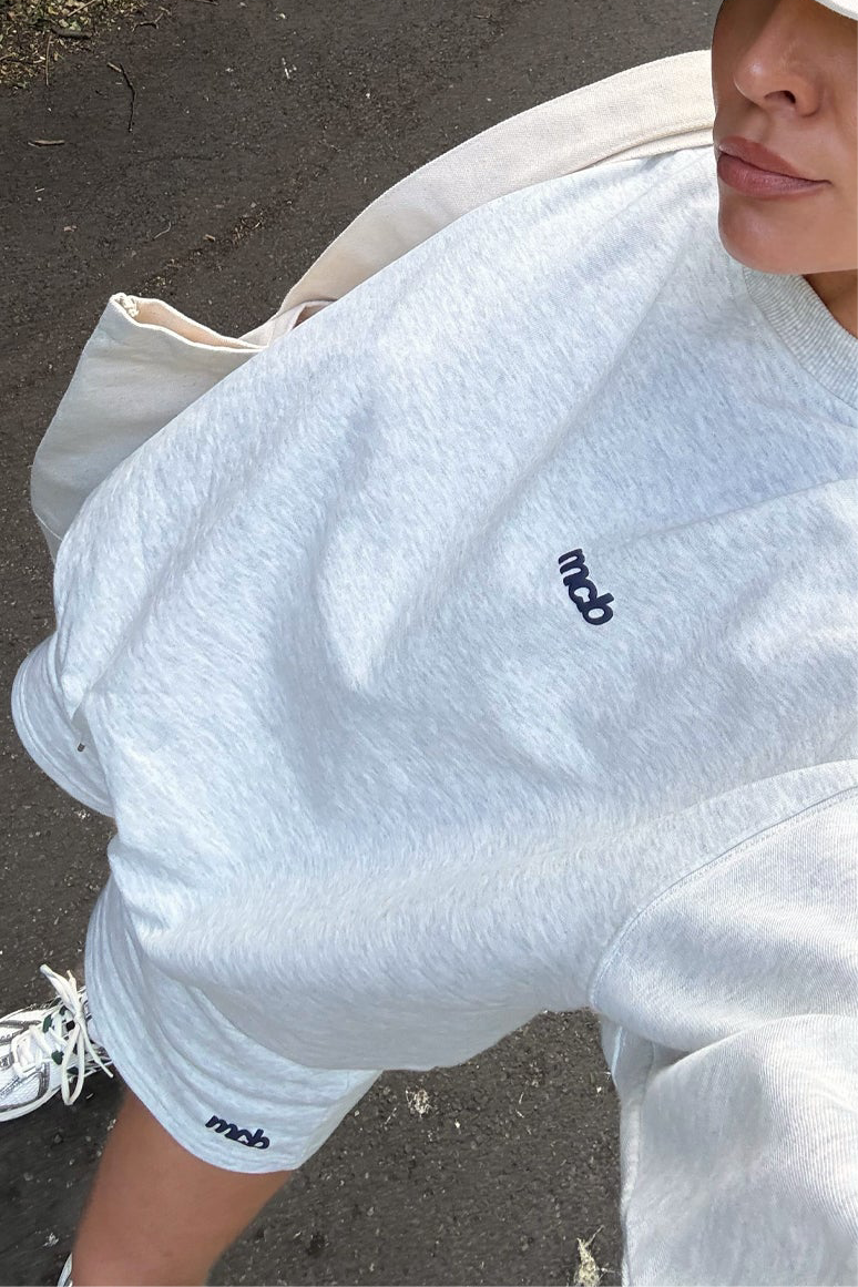 Signature Crewneck Grey Melange