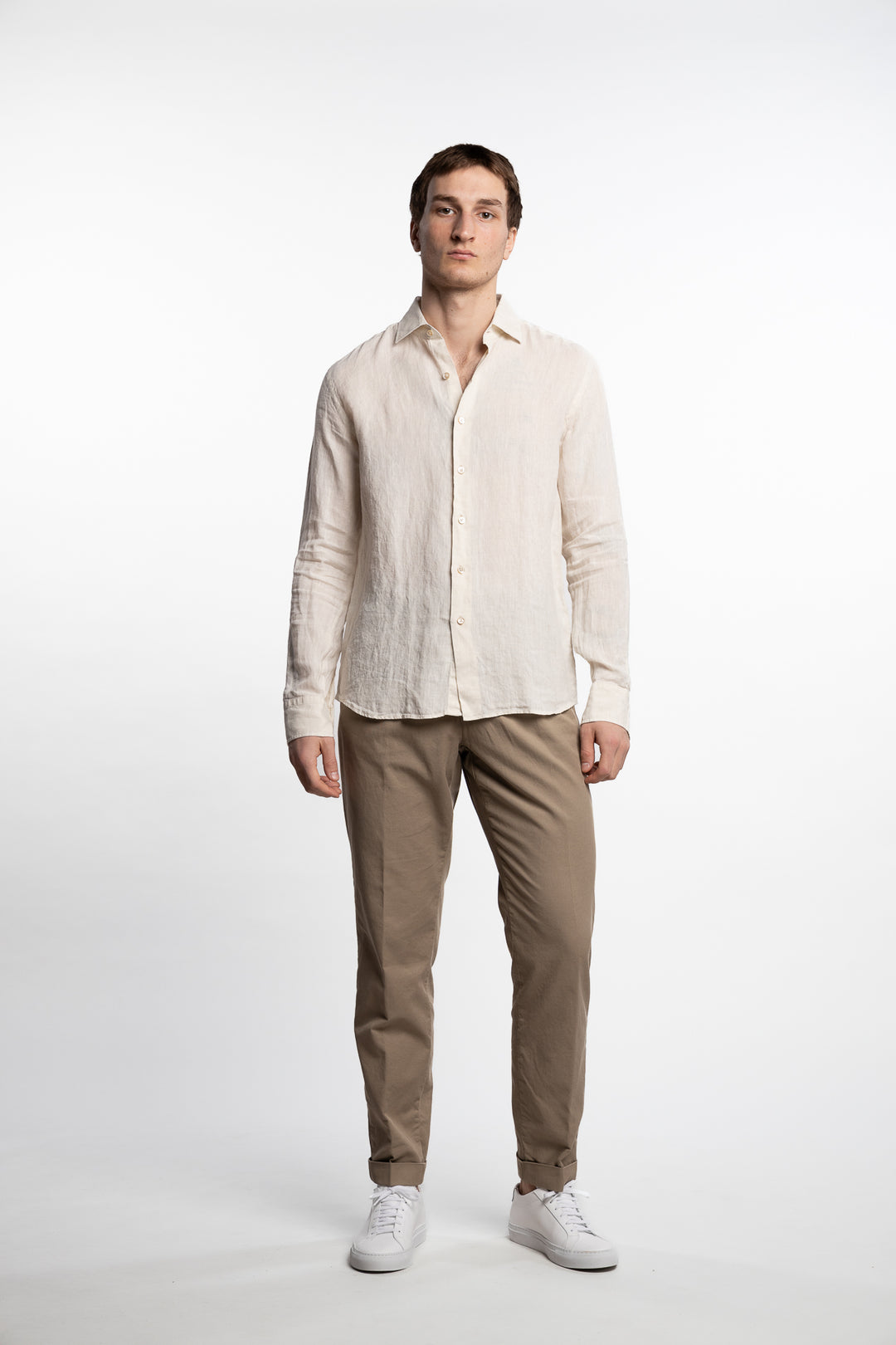Linen Shirt Light Beige
