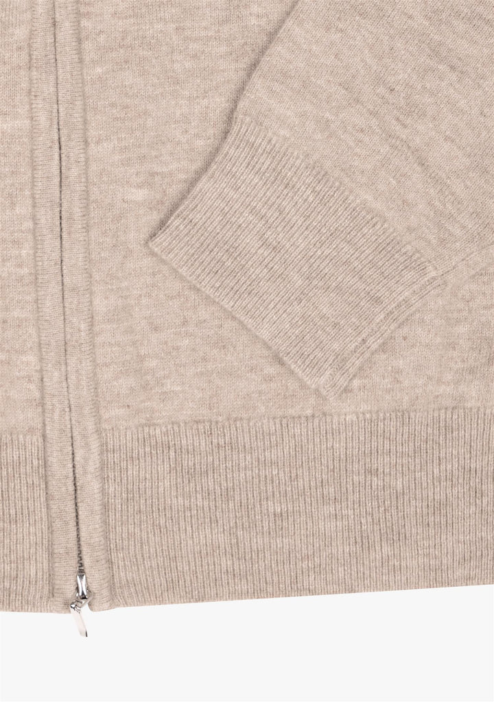 Ralph Full Zip Sweater Taupe