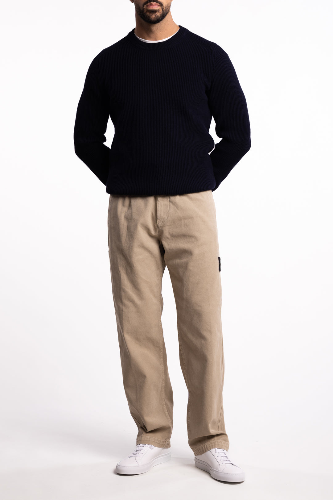 Pants Loose Beige