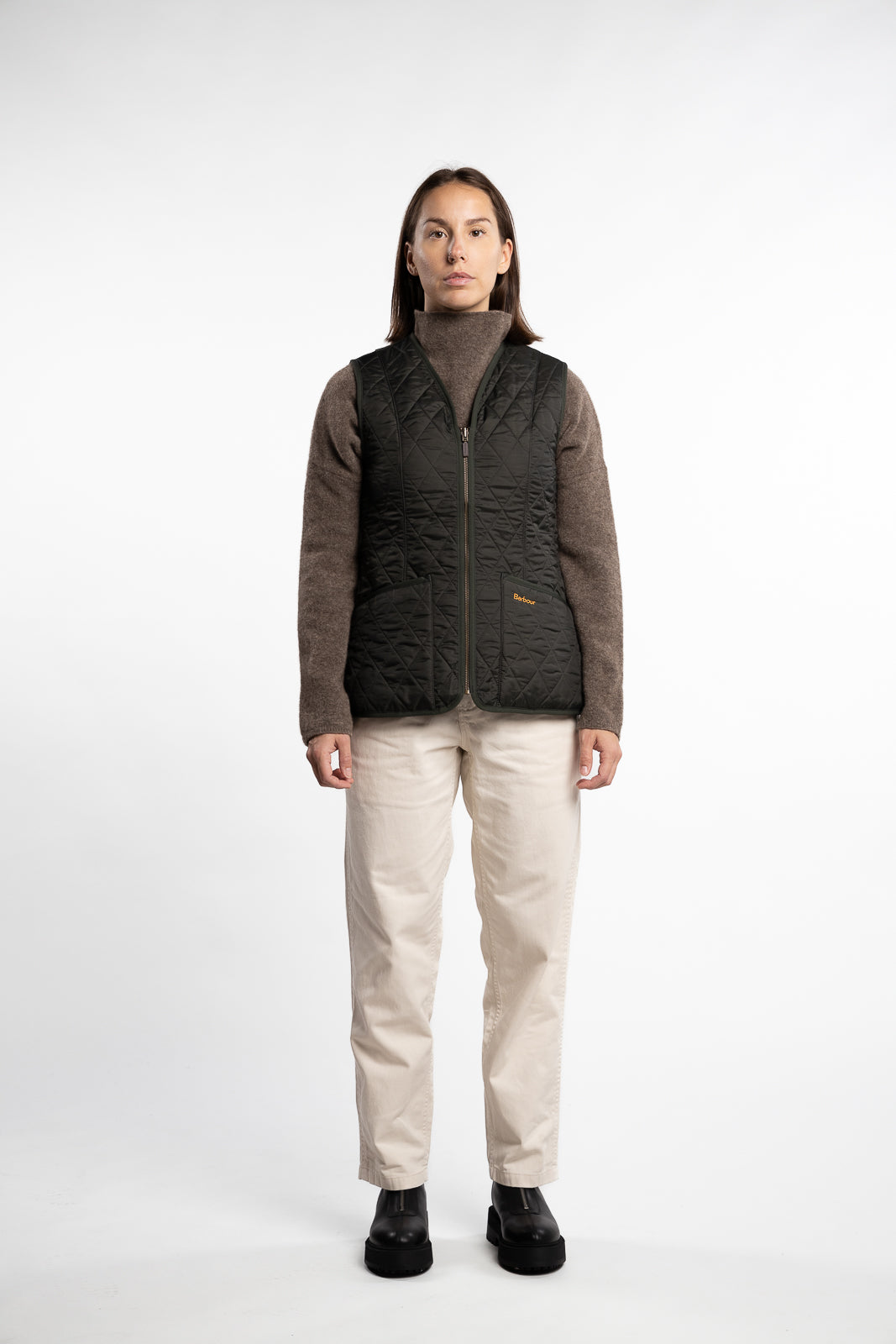 Betty Fleece Vest- Olive