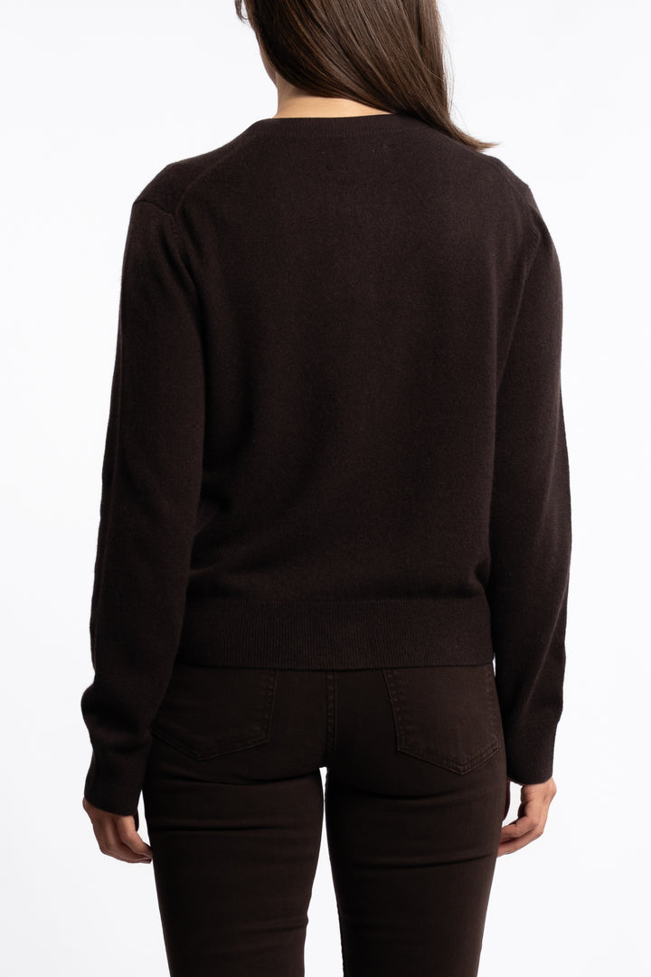 Saboston Cardigan 6304 - Black Coffee