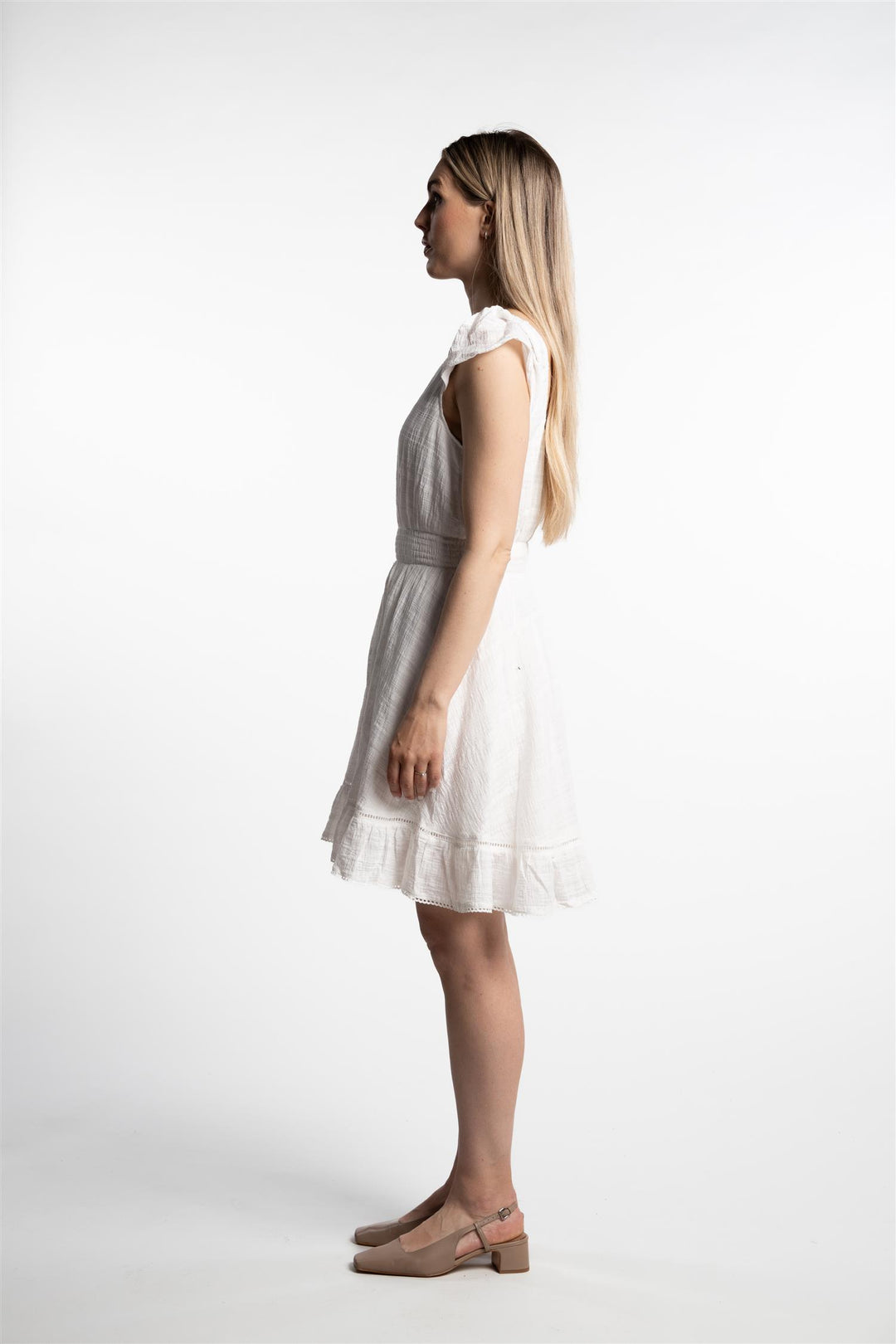 Melia Dress- White