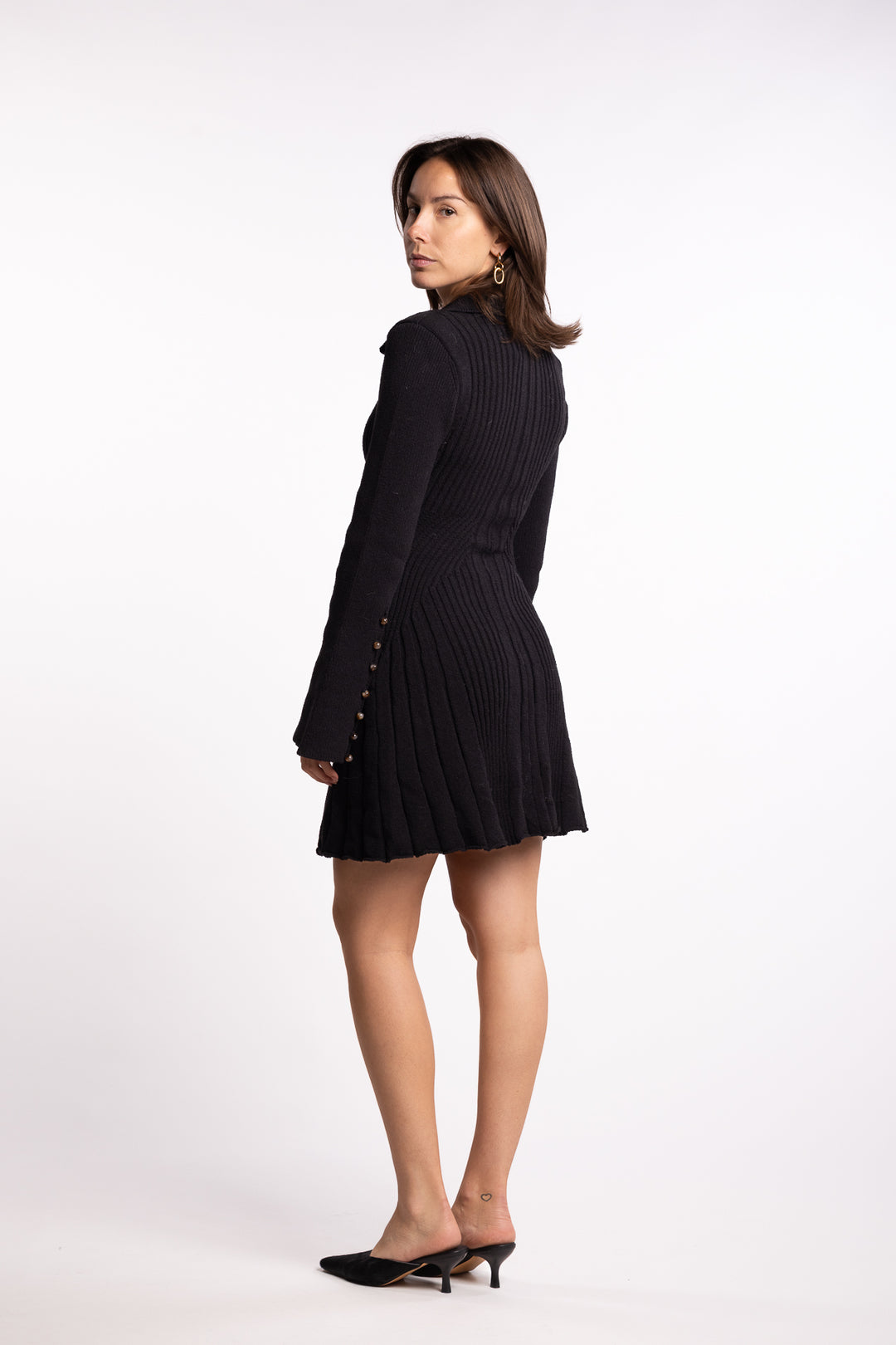 Sondrio Mini Dress- Black
